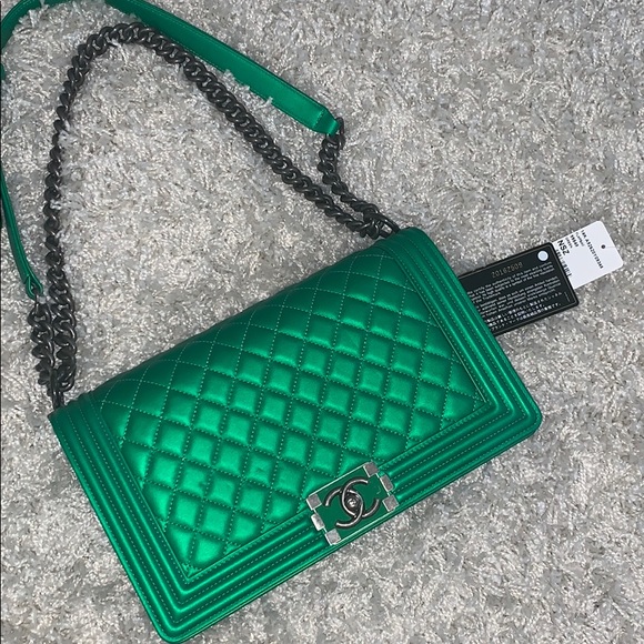 CHANEL Handbags - 100% Authentic Chanel boy bag (rare)